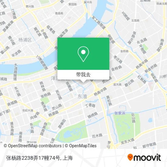 张杨路2238弄17幢74号地图