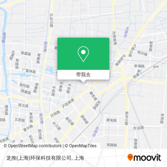 龙推(上海)环保科技有限公司地图