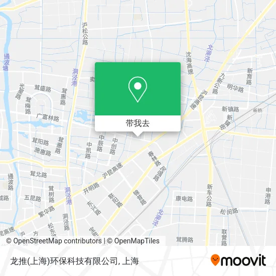 龙推(上海)环保科技有限公司地图