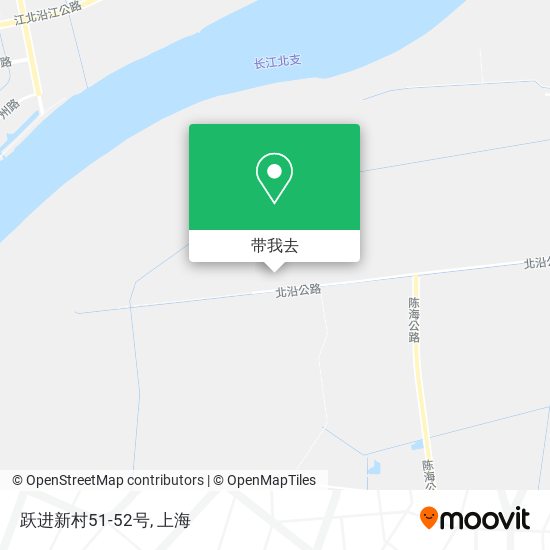 跃进新村51-52号地图