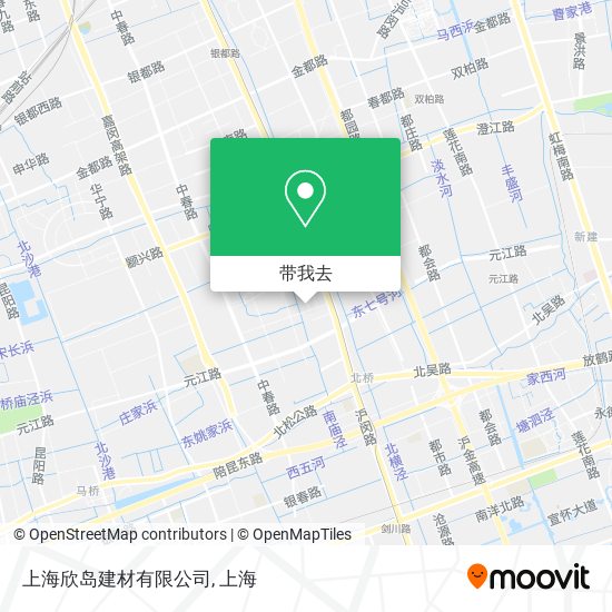 上海欣岛建材有限公司地图