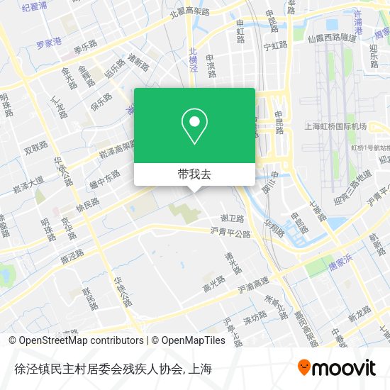徐泾镇民主村居委会残疾人协会地图
