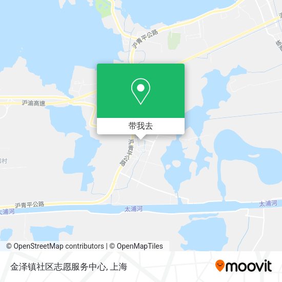 金泽镇社区志愿服务中心地图