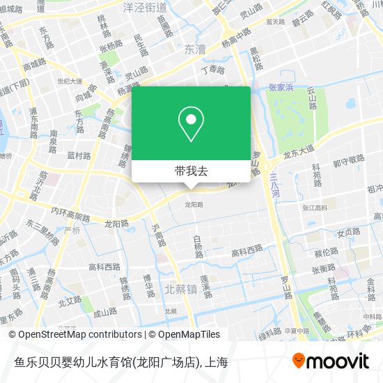 鱼乐贝贝婴幼儿水育馆(龙阳广场店)地图