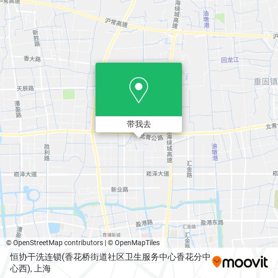 恒协干洗连锁(香花桥街道社区卫生服务中心香花分中心西)地图