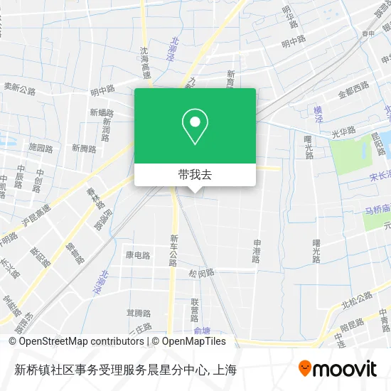 新桥镇社区事务受理服务晨星分中心地图