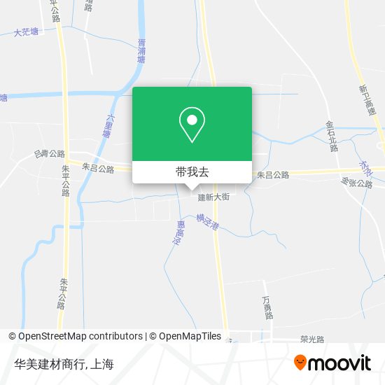 华美建材商行地图