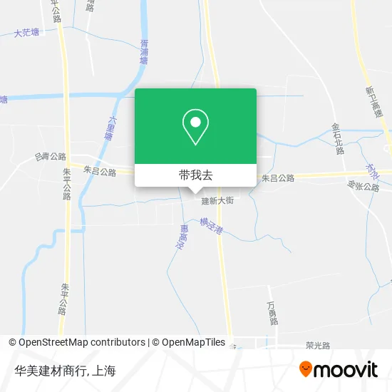 华美建材商行地图