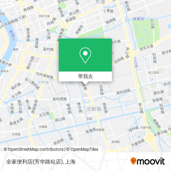 全家便利店(芳华路站店)地图