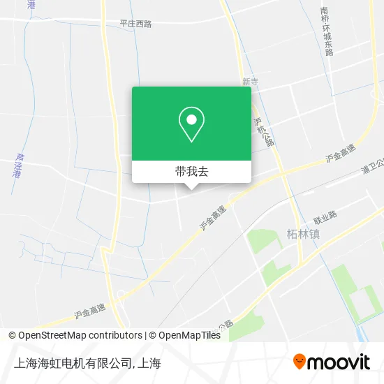 上海海虹电机有限公司地图