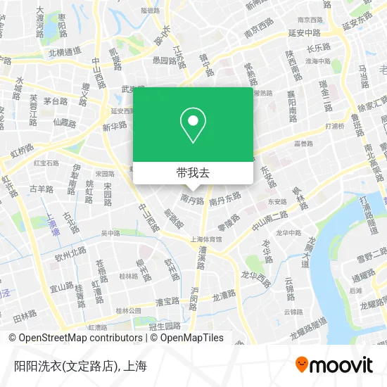 阳阳洗衣(文定路店)地图