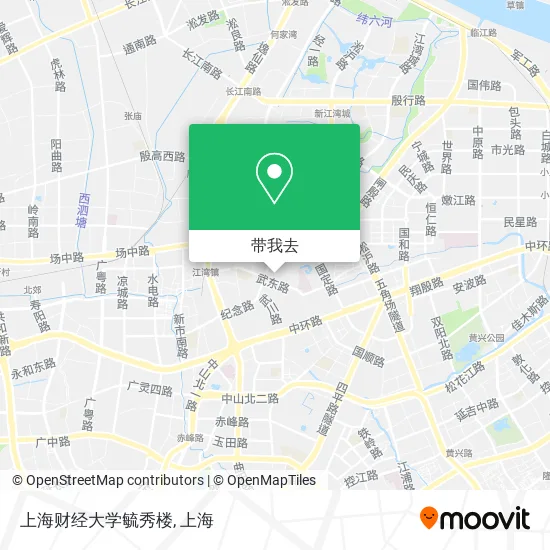 上海财经大学毓秀楼地图