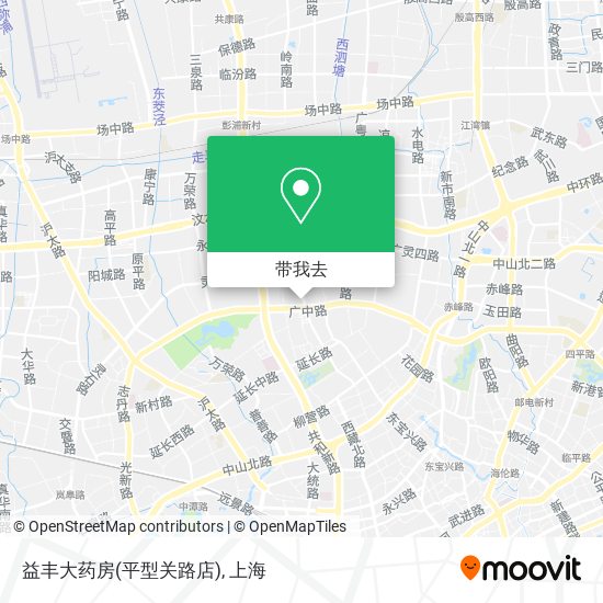 益丰大药房(平型关路店)地图