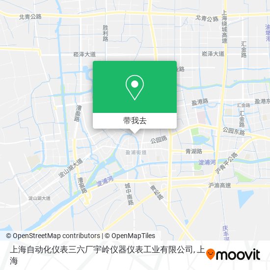 上海自动化仪表三六厂宇岭仪器仪表工业有限公司地图