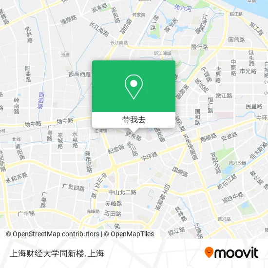 上海财经大学同新楼地图