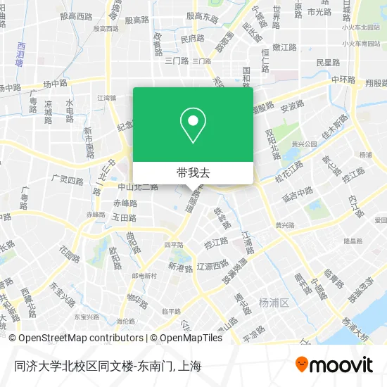同济大学北校区同文楼-东南门地图