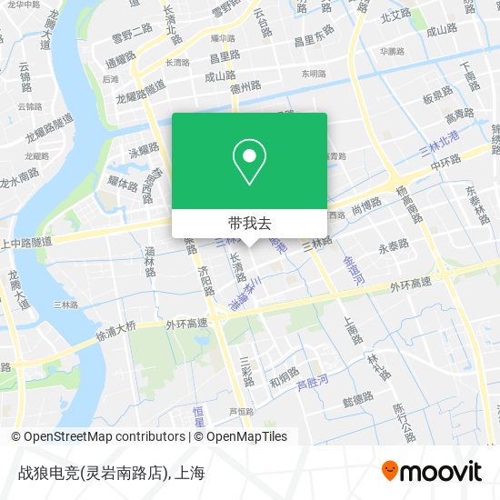 战狼电竞(灵岩南路店)地图