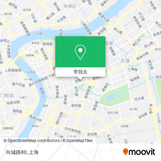向城路80地图