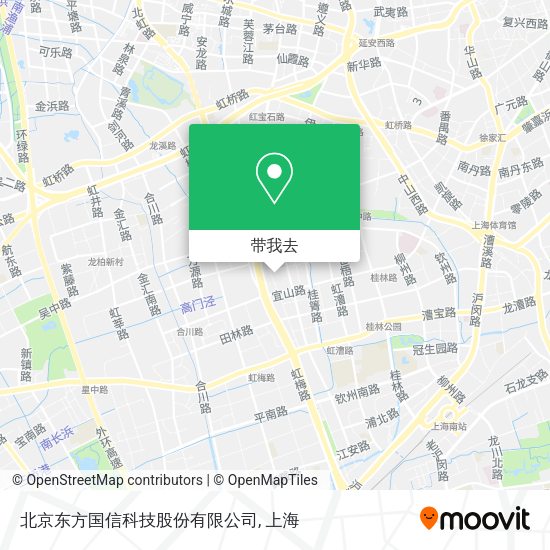 北京东方国信科技股份有限公司地图