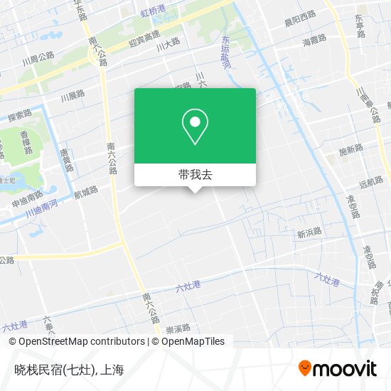 晓栈民宿(七灶)地图