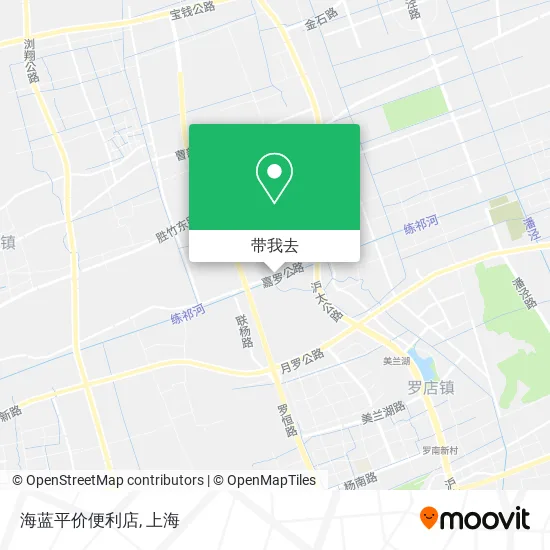 海蓝平价便利店地图
