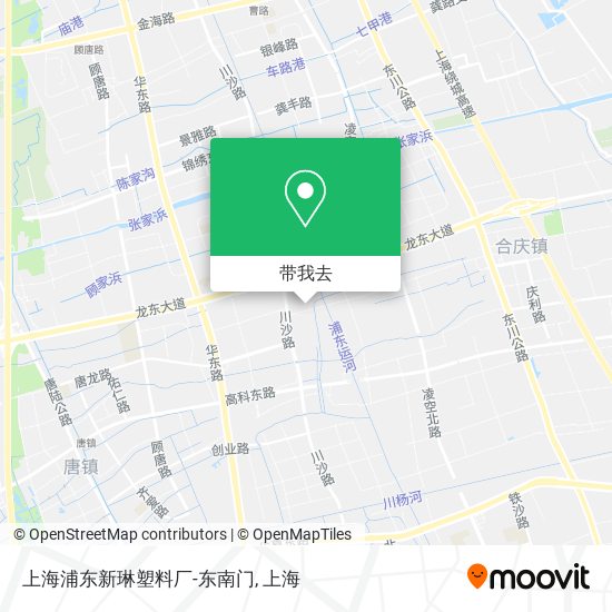 上海浦东新琳塑料厂-东南门地图