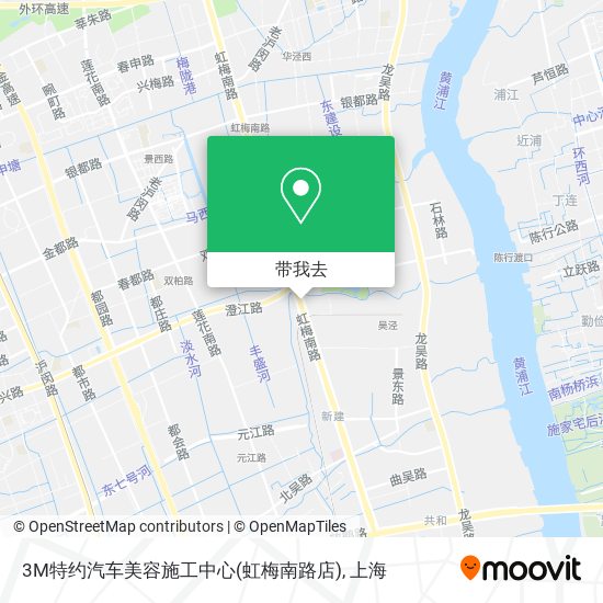 3M特约汽车美容施工中心(虹梅南路店)地图