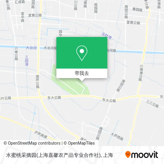 水蜜桃采摘园(上海嘉馨农产品专业合作社)地图