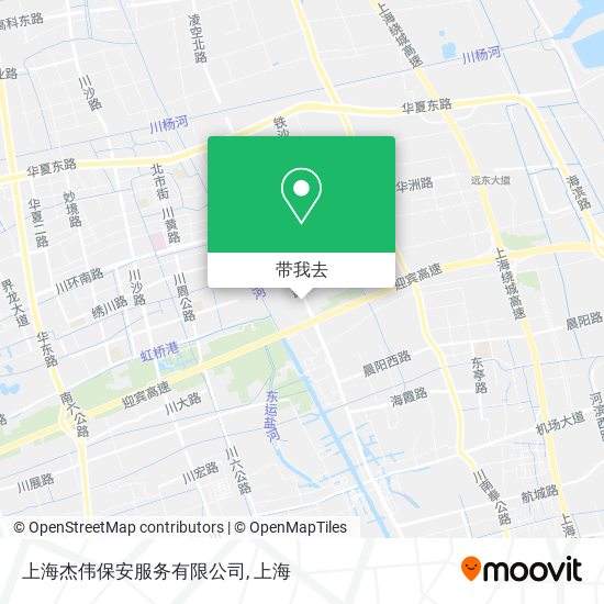 上海杰伟保安服务有限公司地图