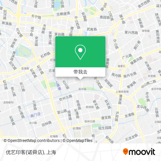 优艺印客(诺舜店)地图