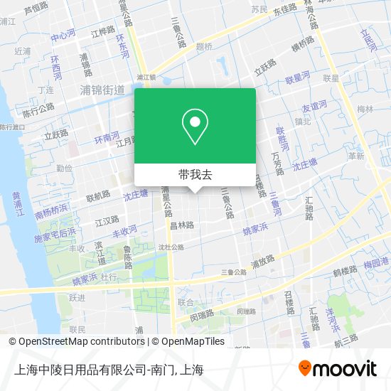 上海中陵日用品有限公司-南门地图