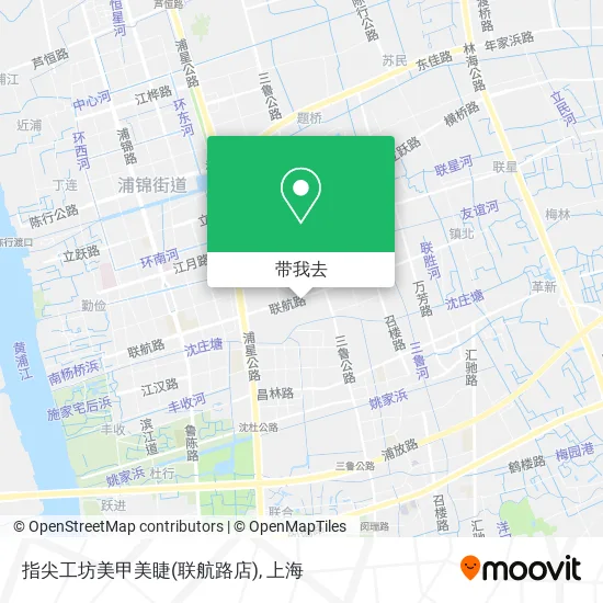 指尖工坊美甲美睫(联航路店)地图