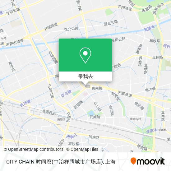 CITY CHAIN 时间廊(中冶祥腾城市广场店)地图