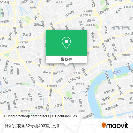 徐家汇花园32号楼403室地图