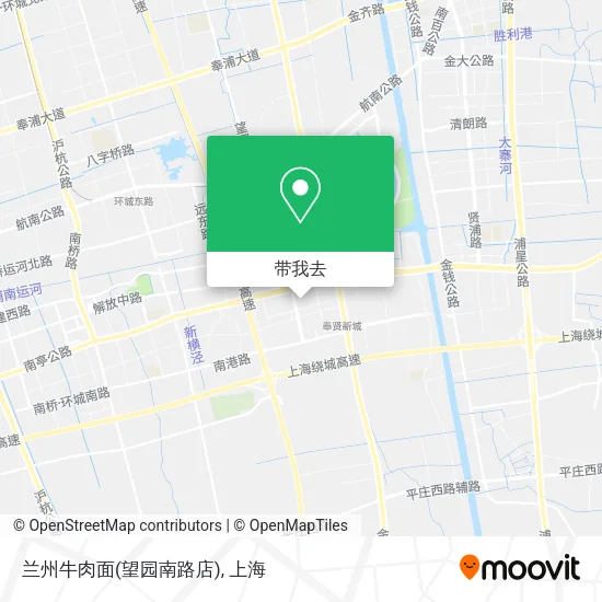兰州牛肉面(望园南路店)地图