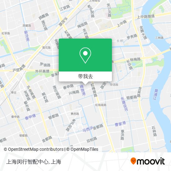上海闵行智配中心地图