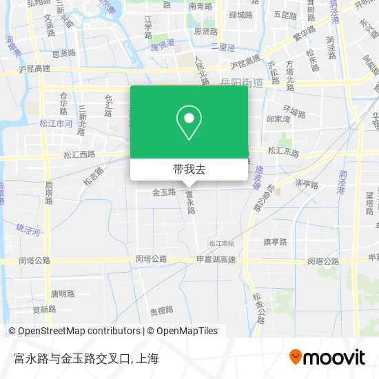 富永路与金玉路交叉口地图