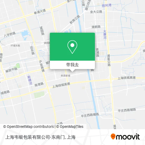 上海韦银包装有限公司-东南门地图