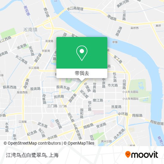 江湾鸟点白鹭翠鸟地图