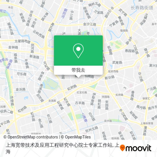 上海宽带技术及应用工程研究中心院士专家工作站地图