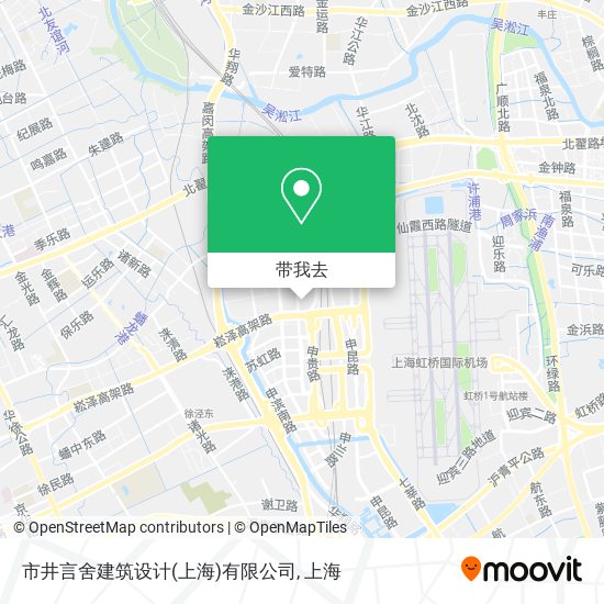 市井言舍建筑设计(上海)有限公司地图