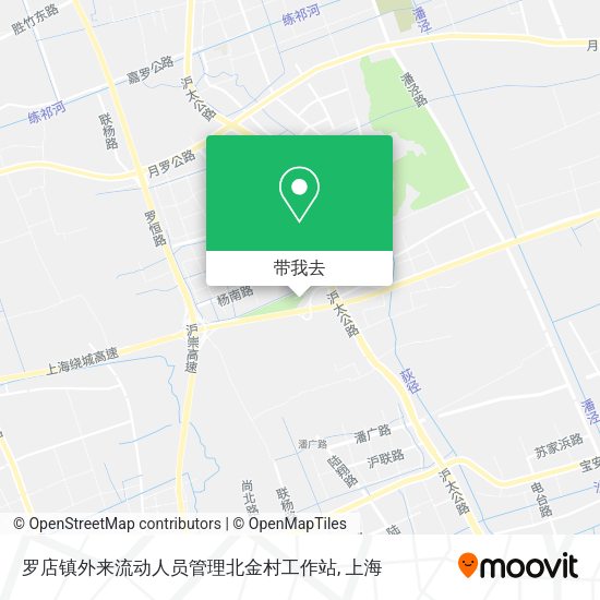 罗店镇外来流动人员管理北金村工作站地图