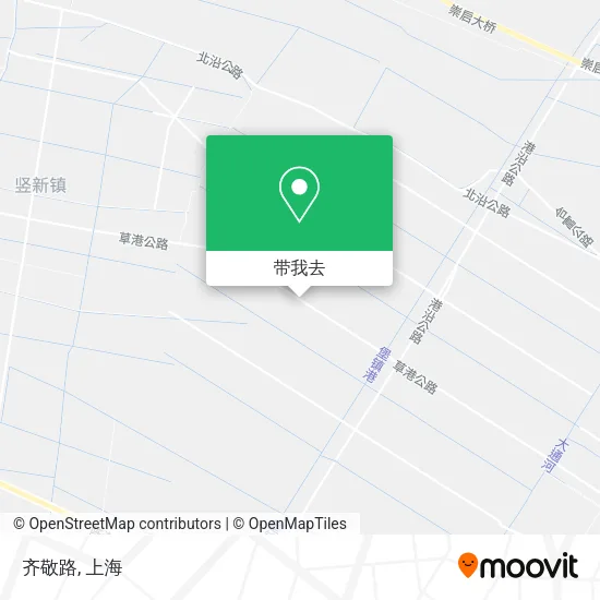 齐敬路地图