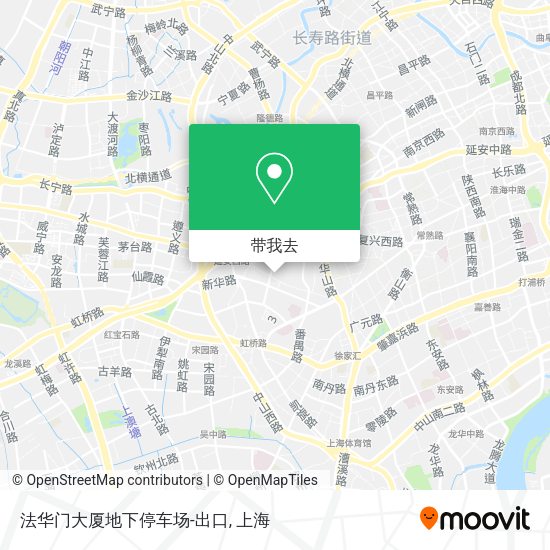 法华门大厦地下停车场-出口地图