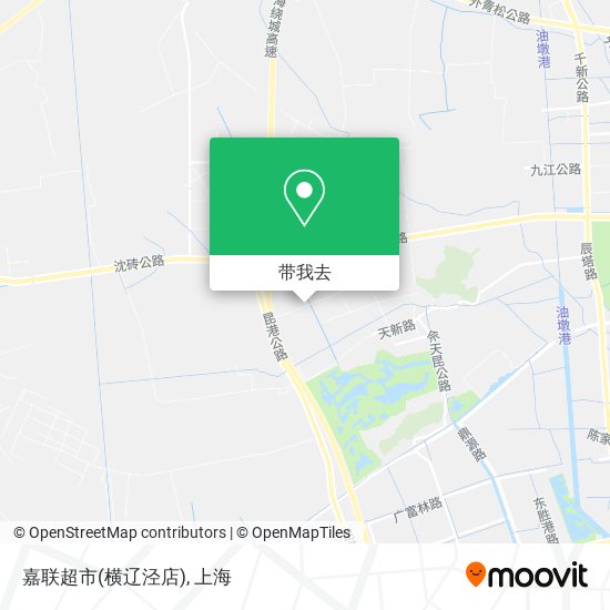 嘉联超市(横辽泾店)地图