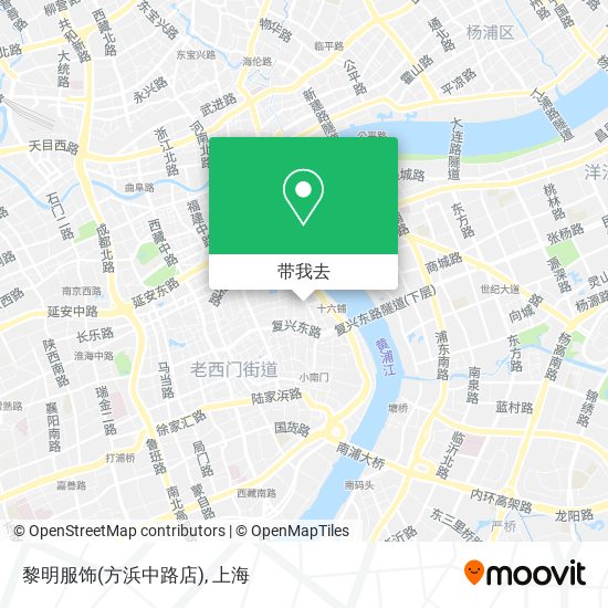 黎明服饰(方浜中路店)地图