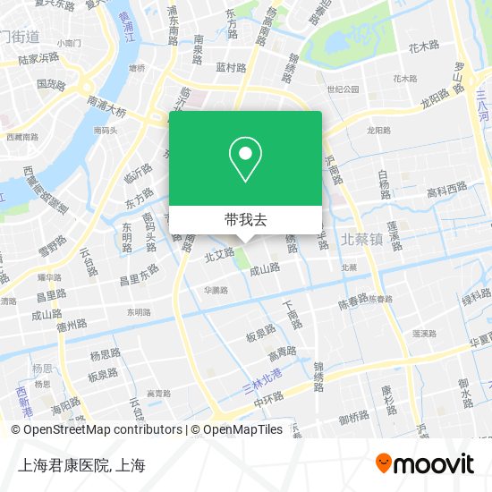 上海君康医院地图