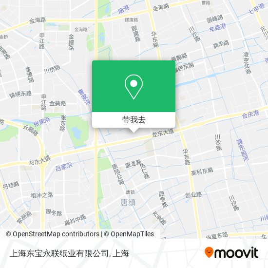 上海东宝永联纸业有限公司地图