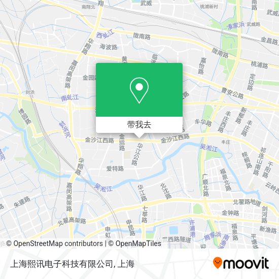 上海熙讯电子科技有限公司地图