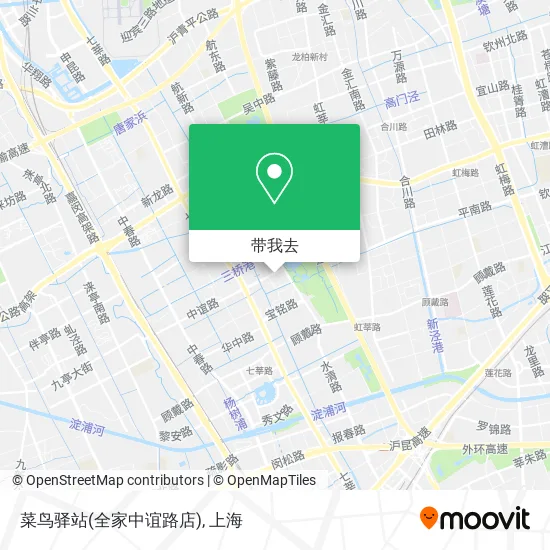 菜鸟驿站(全家中谊路店)地图